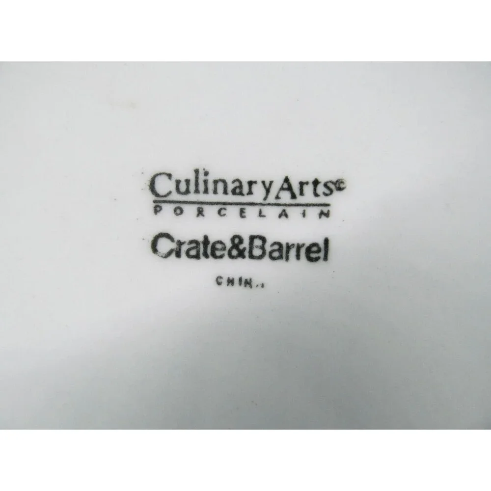 Culinary Arts White 6 3/4